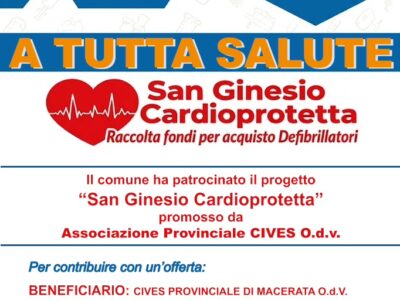 San Ginesio cardioprotetta 2026 San Ginesio cardioprotetta 2026